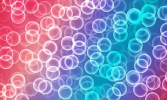Abstract circle bubbles colorful background. artistic color bubbles. vector