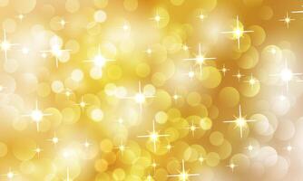 Abstract gold light background with bokeh effect. circle blur. vector