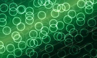 Abstract circle bubbles green background. smooth bubbles. vector