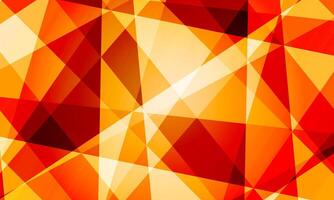 Fractal crystal abstract gold background. Geometric bright shapes. soft glass. vector