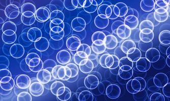 Abstract circle bubbles blue background. soft bubble. vector