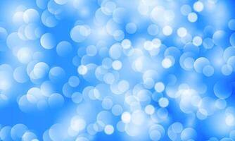 Abstract blue light background with bokeh effect. soft blue circle. vector