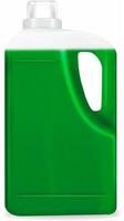 3d render large capacity transparent detergent bottle photo