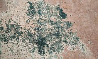Peeling Grunge Wall Texture.Patched and Deteriorating Wall.Rusty and Dilapidated Wall Surface.Chipped and Peeling Plaster Texture.Cracked and Textured Cement Wall.Rough and Flaking Mortar Texture. photo