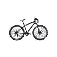 bicycle icon in event and circus set vector
