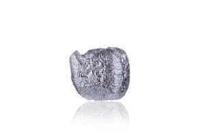 Macro mineral stone not polished diamond, on a white background, isolated on a transparent background photo