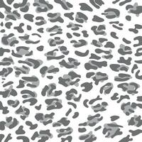 Gray Leopard, Cheetah, Jaguar animal layered print pattern. vector