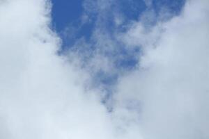 clouds with a bright blue sky are suitable for the background photo