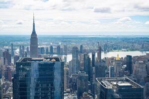 The aerial view from the viewing platform of The Edge in New York photo