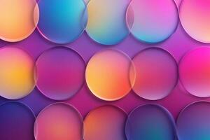 Abstract Colorful Gradient Circles Background Modern Geometric Design photo