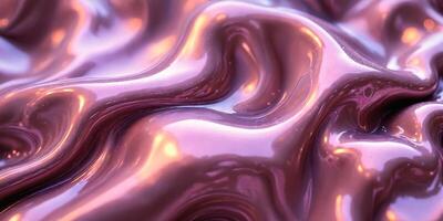 Abstract Pink Liquid Texture Flowing Shiny Background Wallpaper Design Pattern Swir photo