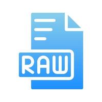 Raw document files icons, file format symbols with gradient colors for interface display. vector