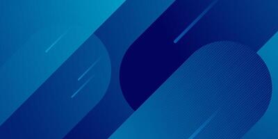 Abstract dynamic dark blue gradient illustration background with 3d look rectangle rounded simple shadow pattern. Futuristic design and luxury. vector