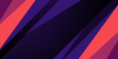 Abstract purple and orange triangle overlap background. Dark purple and orange papercut background elements. vector