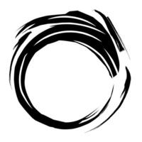 Abstract circle border vector