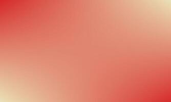 Abstract smooth red and cream background. Gradient mesh illustration for digital wallpaper, room backdrop, advertising display, banner, surface, landing page, website cover vector