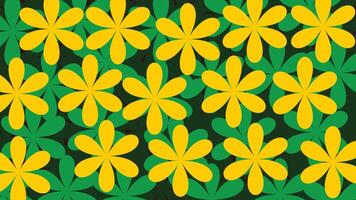 Springtime Bloom Yellow Color vector