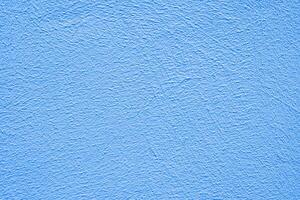 Blue stucco texture. Designer interior background. Abstract architectural surface. photo