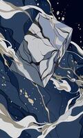 Abstract Marble Texture Background vector