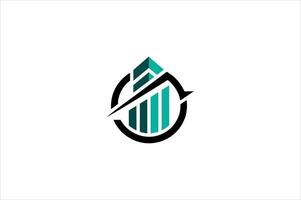 a finance logo design vector