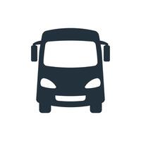 Bus Icon editable , isolated white background. This illustration is perfect for your creative design. vector