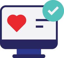 Desktop Computer Monitor vector