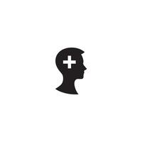 Add user flat icon. Person profile with plus symbol. illustration vector