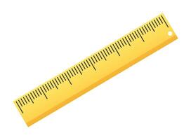 A ruler on a white background vector