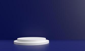 Blue gradient white grey podium circle round step stand showcase exhibition studio stage empty blank copy space modern display product advertisement sale marketing buy customer martin luther king jr photo