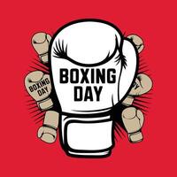 Happy boxing day background vector