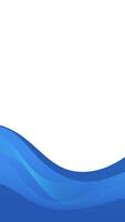 Abstract Blue Wave Background Design Template vector