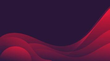 Abstract Red and Purple Gradient Curved Lines vector