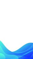 Abstract Blue Wave Pattern Background Design vector