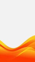Abstract Orange and Yellow Wavy Lines Background vector