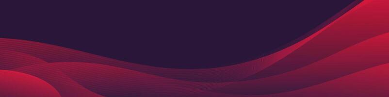 Abstract Red and Purple Gradient Wave Background vector