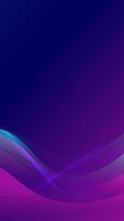 Abstract Purple and Blue Gradient Background with Waves vector
