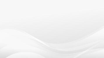 Abstract White Curvy Lines Minimalist Design vector