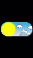 Day And Night Control Switch Loop 2D Animation Vertical Alpha video