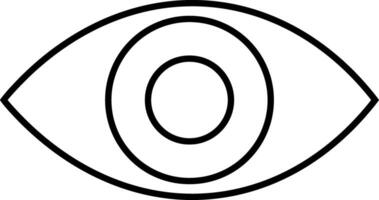 Doodle part face of people Eye hand drawn line art Sketch vector