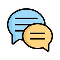 Speech bubbles, symbolizing dialogue and communication vector