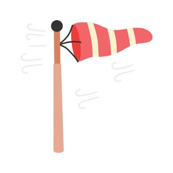 Get this creative icon of windsock in editable design vector