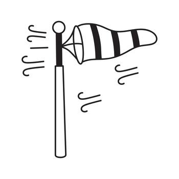 Get this creative icon of windsock in editable design vector