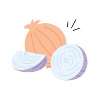 Have a look at this amazing icon of onion, yellow onion, isolated on white background vector