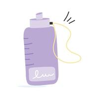Bottle of water, essential for hydration and health vector