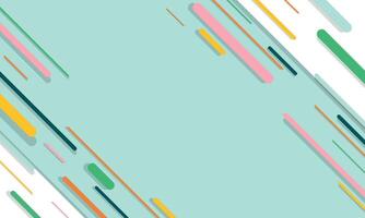 Abstract Diagonal Lines with Colorful Strokes on a Pale Green Background vector