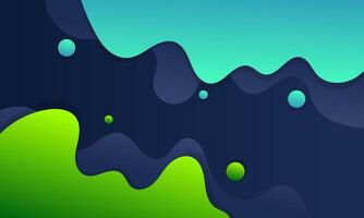 Abstract Background with Wavy Shapes and Gradient Colors vector