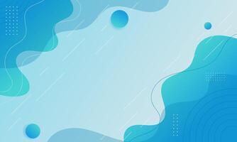 Abstract Blue Background with Geometric Shapes and White Lines vector