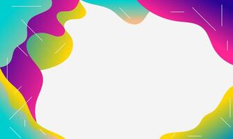 Abstract Background with Colorful Gradient Shapes and White Lines vector