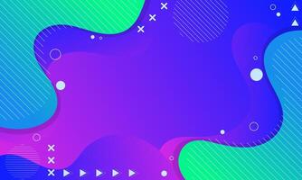 Abstract Gradient Background with Geometric Shapes and Lines vector