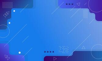 Abstract Blue and Purple Gradient Background with Geometric Shapes vector